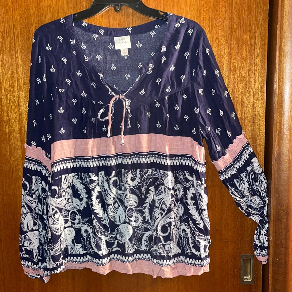 Knox rose blouse Large